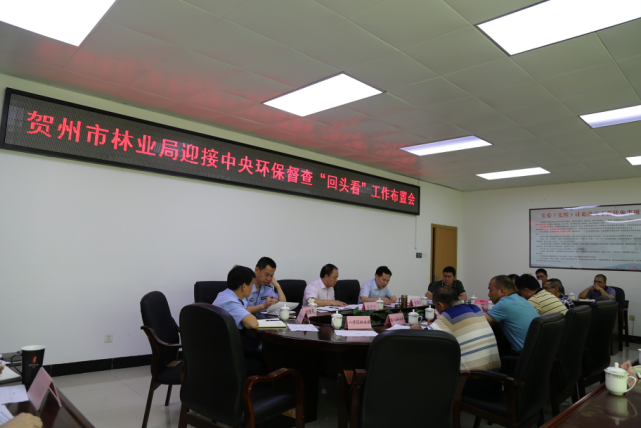 市林业局召开迎接中央环保督察“回头看”工作布置会